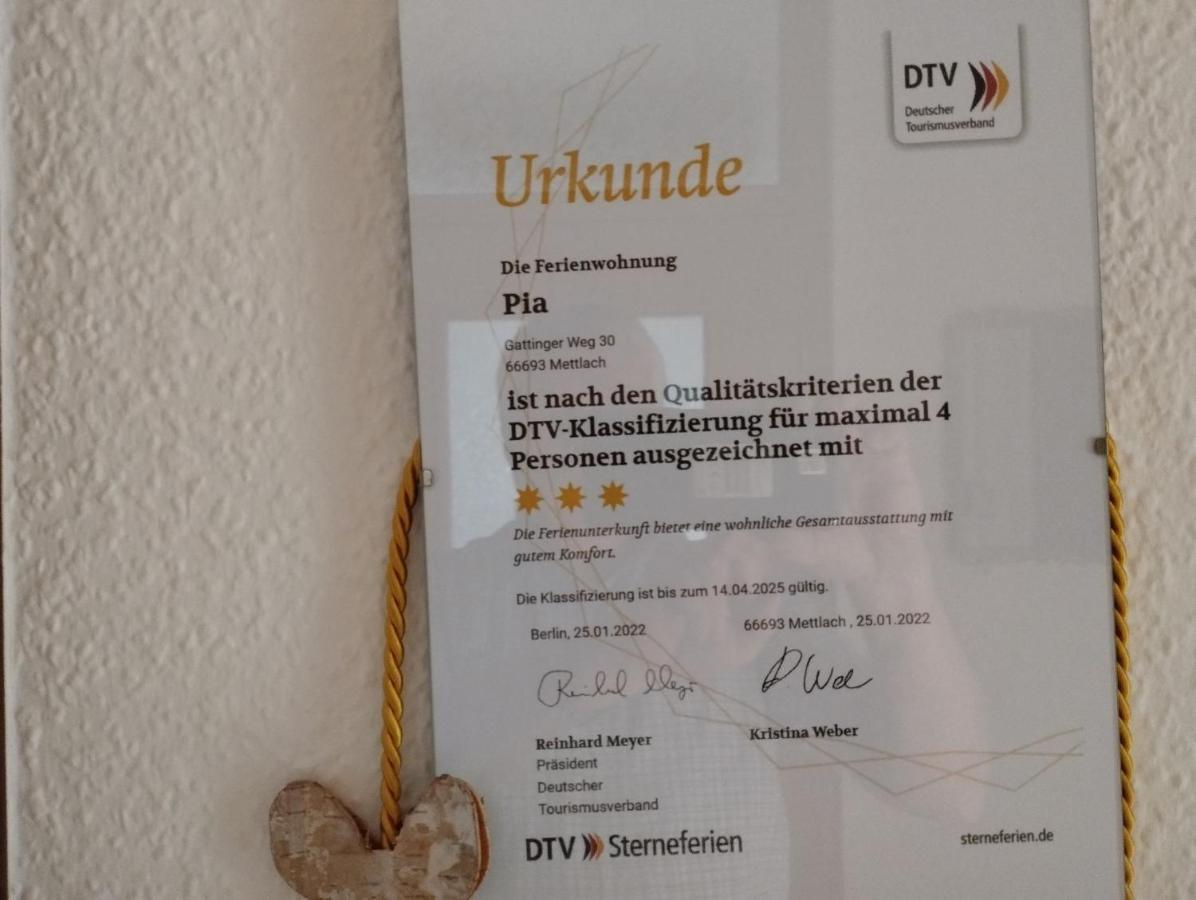 Ferienwohnung Pia Mettlach Exterior foto
